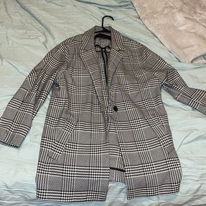 Zara Houndstooth Blazer